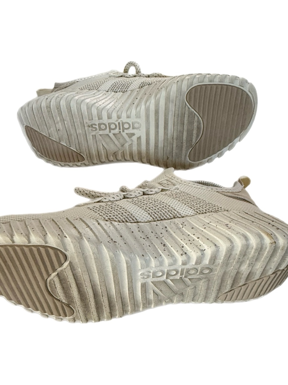 Adidas Kaptir Flow Off White Wonder Beige Womens Athletic‎ Sneaker Size 6 - Picture 8 of 10
